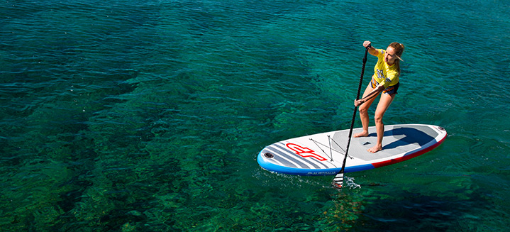 Stand up Paddling am See