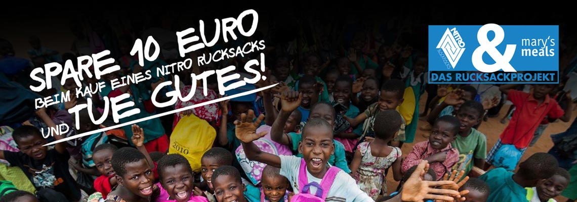 Nitro Bags & Mary’s Meals Schulrucksackprogramml